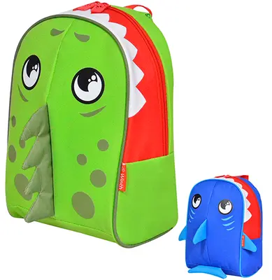 MOCHILA INFANTIL TERMICA UNISSEX TUBARAO / DINOSSAURO 12,5''