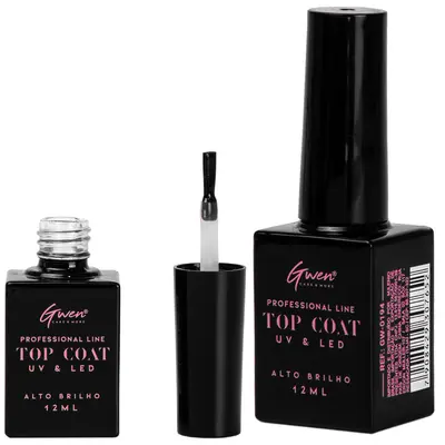 TOP COAT UV & LED ALTO BRILHO PROFISSIONAL GWEN 12ML
