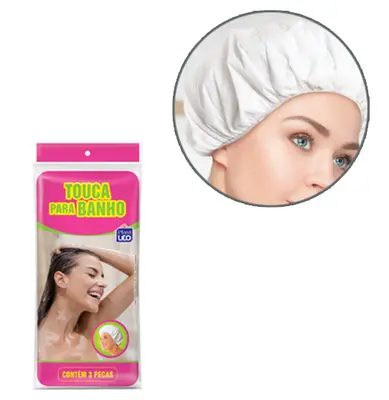 TOUCA DE BANHO DE PLASTICO COLORS COM 3 PECAS