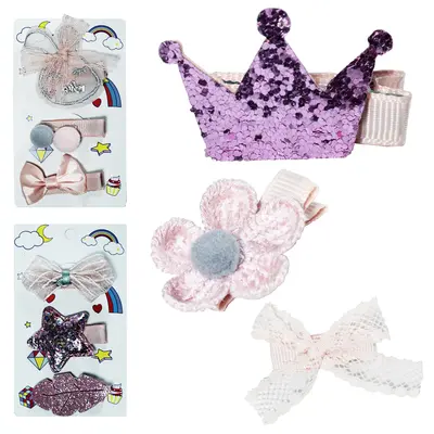 KIT ACESSORIOS PARA CABELO PRESILHA COM 3 PECAS