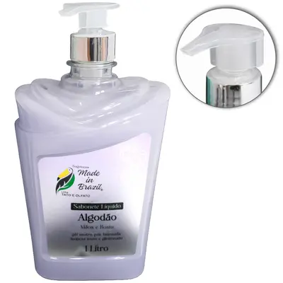 SABONETE LIQUIDO ALGODAO MAOS E ROSTO LINHA TATO E OLFATO 1L