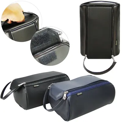 NECESSAIRE RETANGULAR UNISSEX COM ALCA + ZIPER E VELCRO COLORS 23X16X10CM