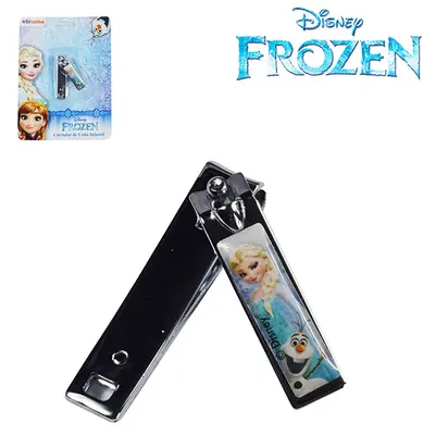 CORTADOR DE UNHA DE METAL INFANTIL FROZEN 4,5CM NA CARTELA