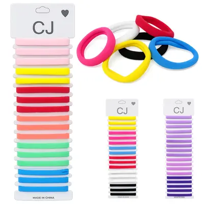 KIT ACESSORIOS P/CABELO ELASTICO / RABICO COM 18 PCS 4CMØ