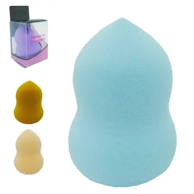ESPONJA PARA MAQUIAGEM GOTA RAINHA CHIC COLORS 6X4CM DE Ø