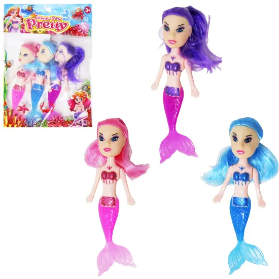 BONECA SEREIA HAPPY GIRLS PRETTY COLORS COM 3 PECAS NA SOLAPA