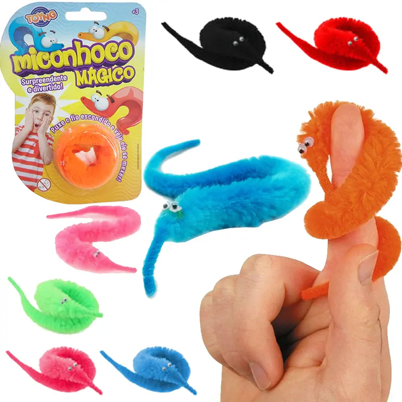 MINHOCA MICONHOCO MAGICO DE POLIESTER 23CM
