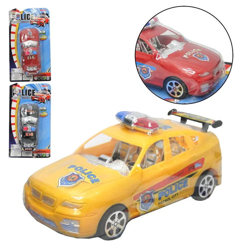 CARRO A FRICCAO PULL BACK POLICIA