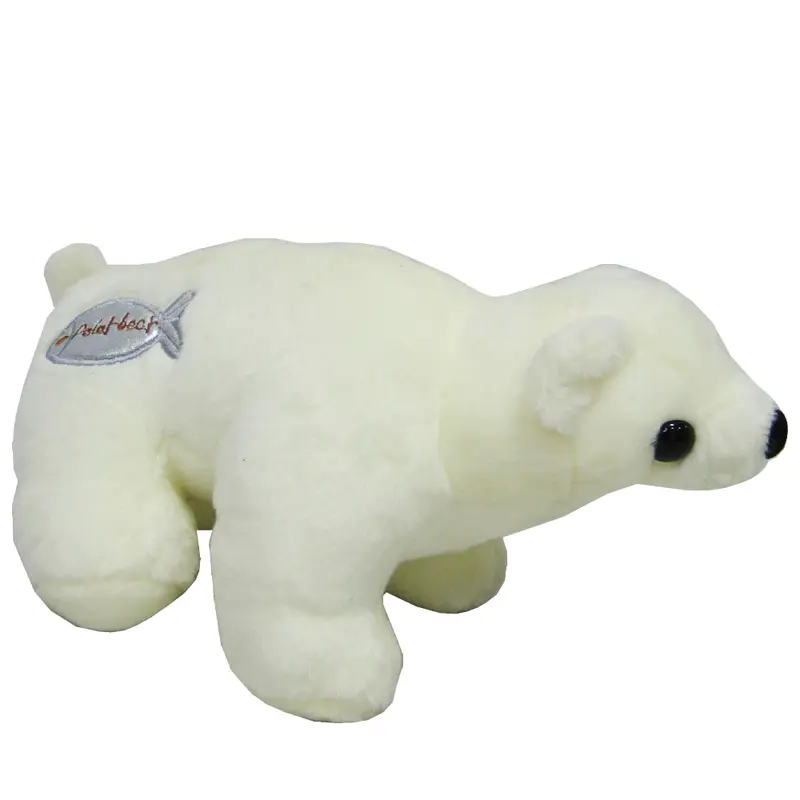 URSO DE PELUCIA BRANCO 25X13X11,5CM