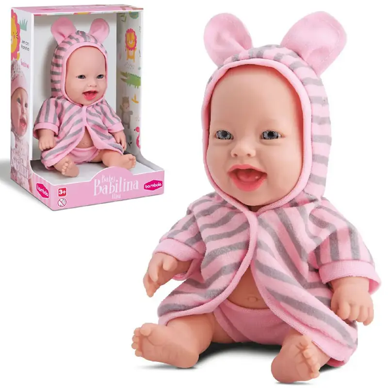 BONECA BABY BABILINA MINI BANHO NA CAIXA