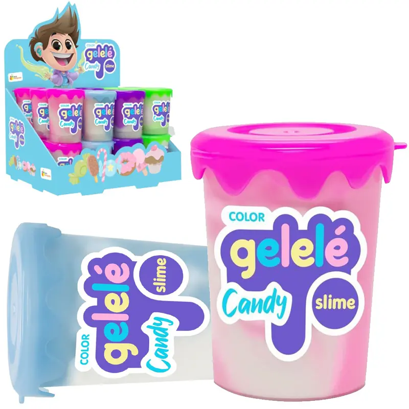 GELEINHA SLIME / GELELE CANDY COLOR 180G NO POTE DP PLAY