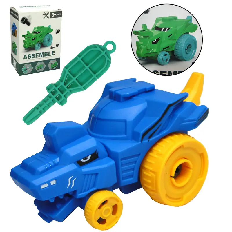 CAMINHAO DINO MONTA E DESMONTA DIDATICO COM ACESSORIO