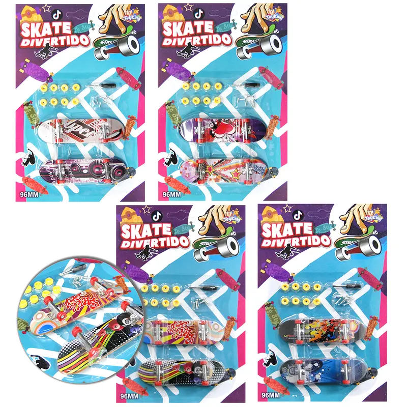SKATE DE DEDO DIVERTIDO COM ACESSORIOS 17 PECAS