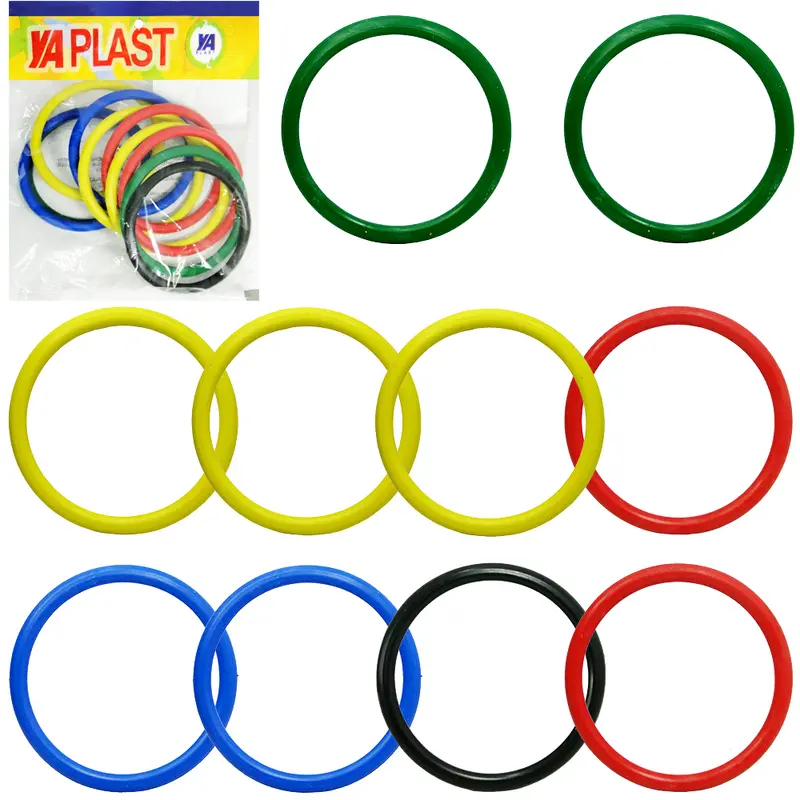 ARGOLA DE PLASTICO COM 10 PECAS 10CM DE Ø