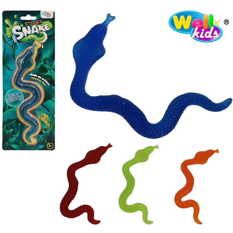 COBRA GRUDA GRUDA SLIM STICKY SNAKE COLORS NA CARTELA WELLKIDS