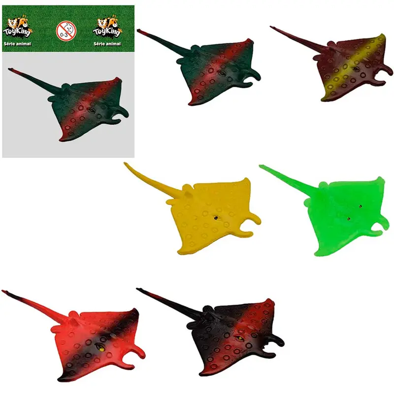 ANIMAL ARRAIA DE PVC EMBORRACHADO 18X13CM