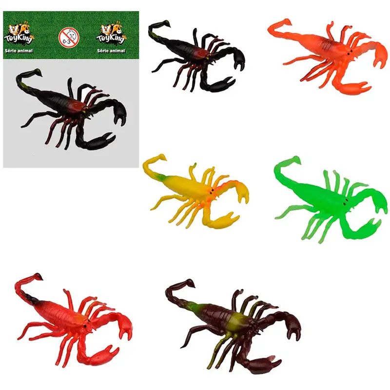 ANIMAL ESCORPIAO DE PVC EMBORRACHADO 14,5X9,5CM