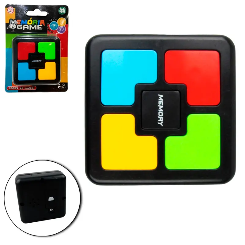 JOGO DA MEMORIA GAME COM LUZ A BATERIA 6CM