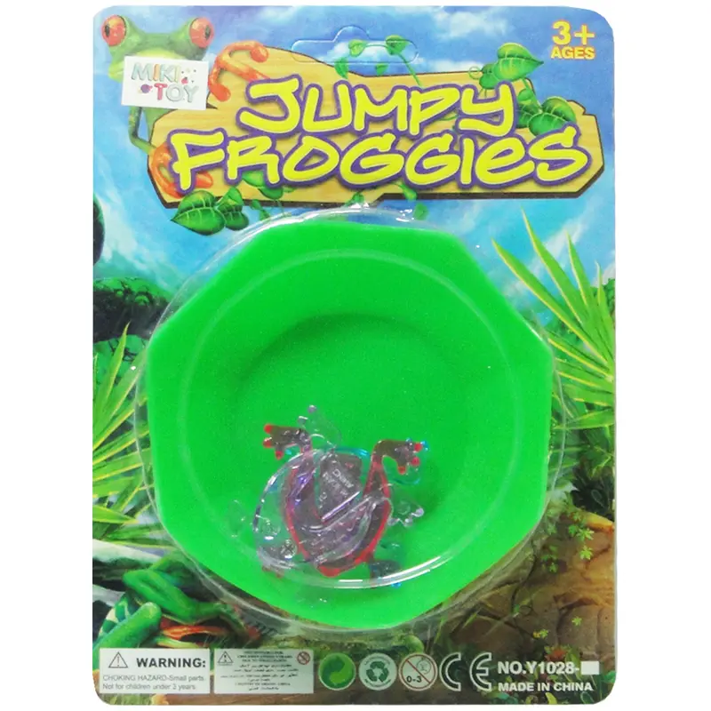 SAPO PULA PULA COM TIGELA JUMPY FROGGIES 4 PECAS