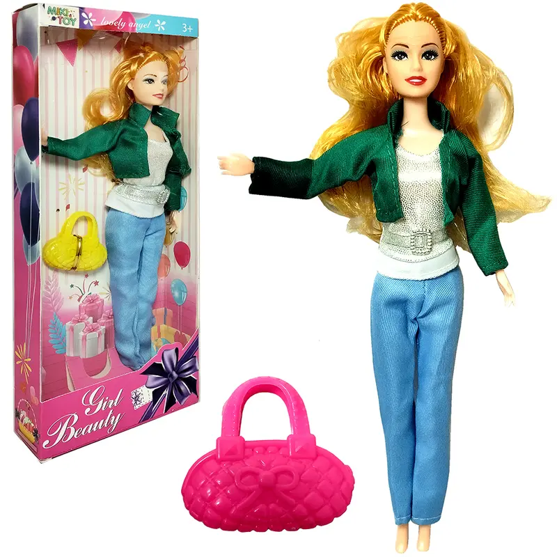 BONECA GIRL BEAUTY ARTICULADA COM BOLSA