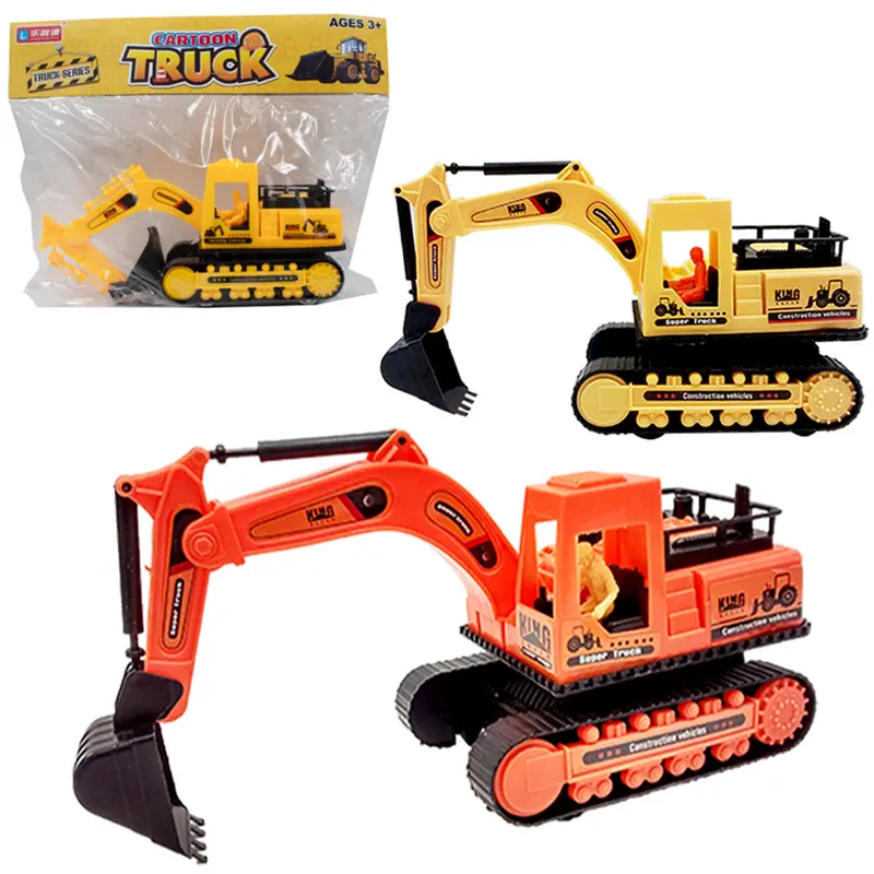 TRATOR RETROESCAVADEIRA / ESCAVADEIRA A FRICCAO CARTOON TRUCK