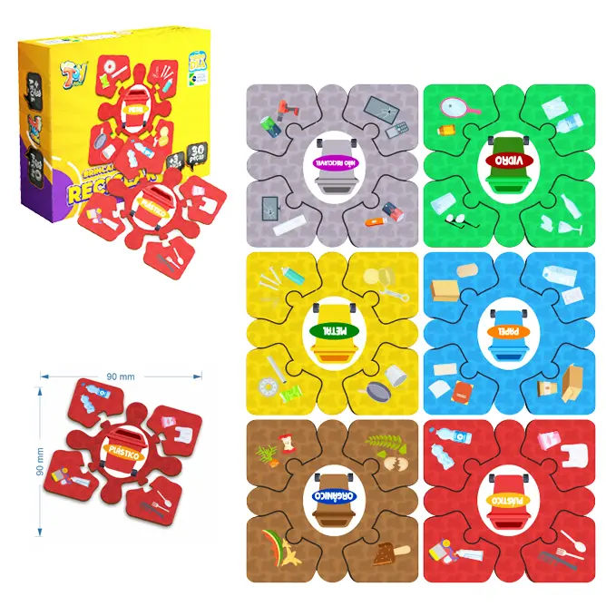 JOGO BRINCANDO DE RECICLAR COM 30 PECAS