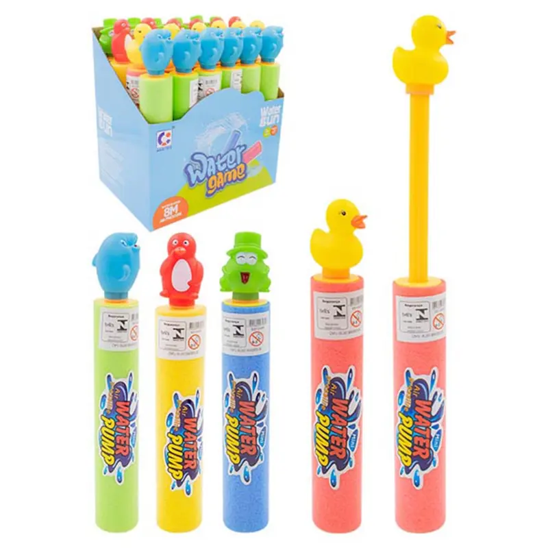 BASTAO DE ESPUMA LANCA AGUA BICHINHOS WATER PUMP 26CM