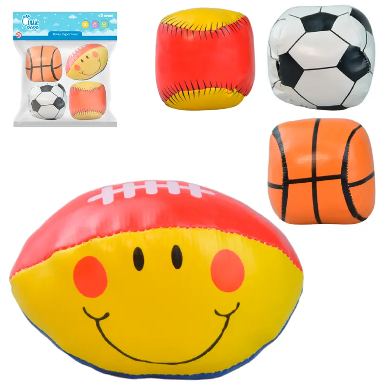 BOLA BABY MACIA ESPORTES COM 4 PECAS