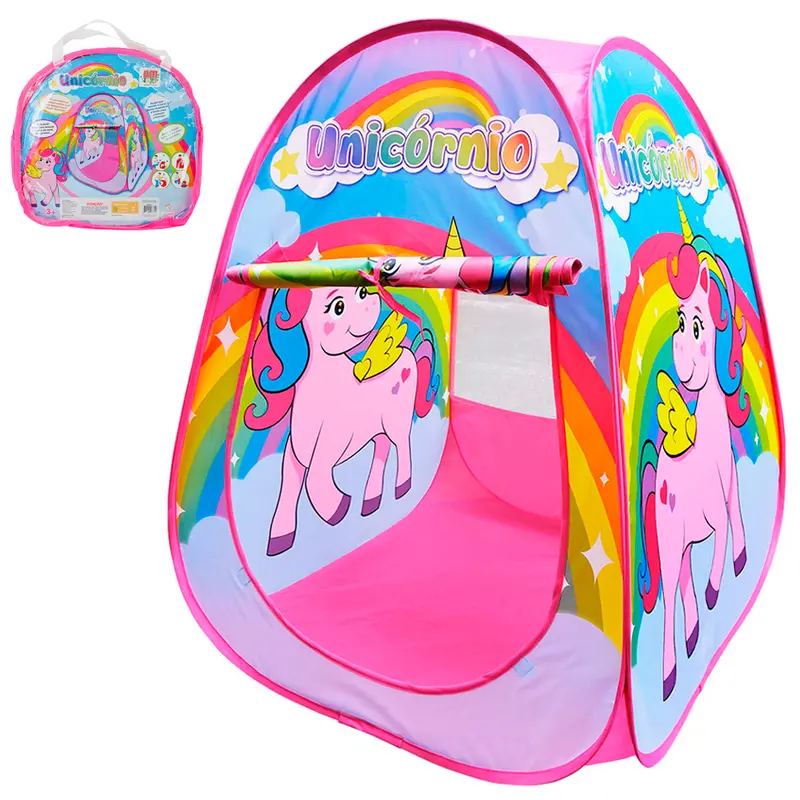 BARRACA DOBRAVEL UNICORNIO 91X72X70CM NA BOLSA