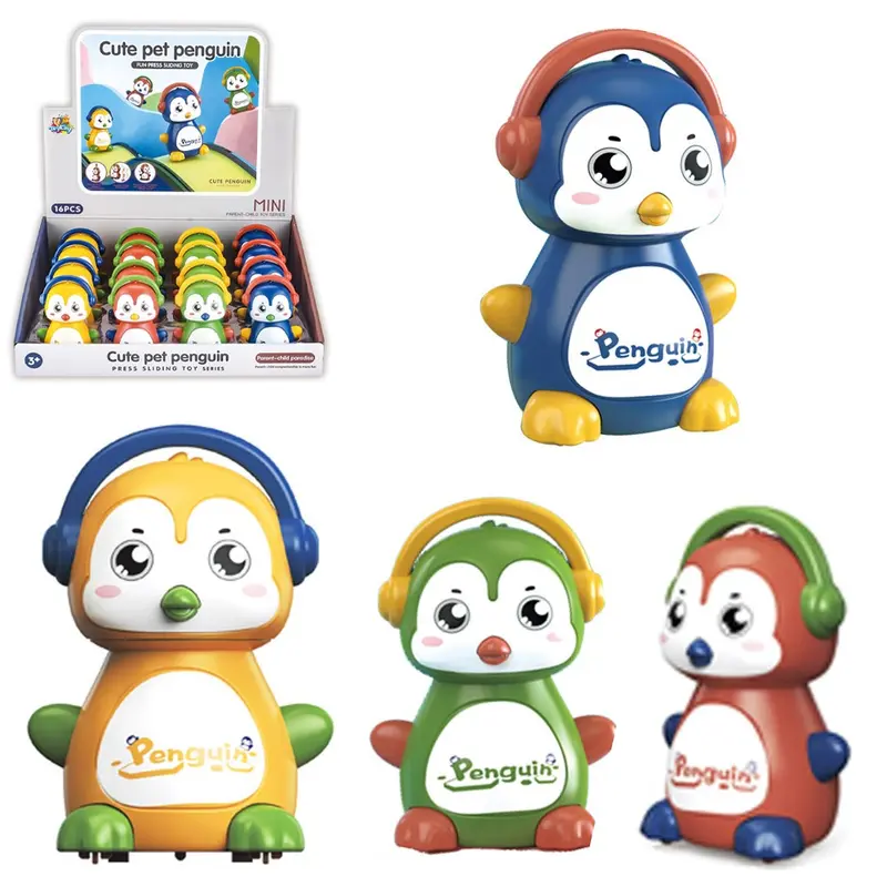 PINGUIM A FRICCAO PRESSURE INERTIA CUTE PET PENGUIN 9,5X6,5X6CM DP PLAY