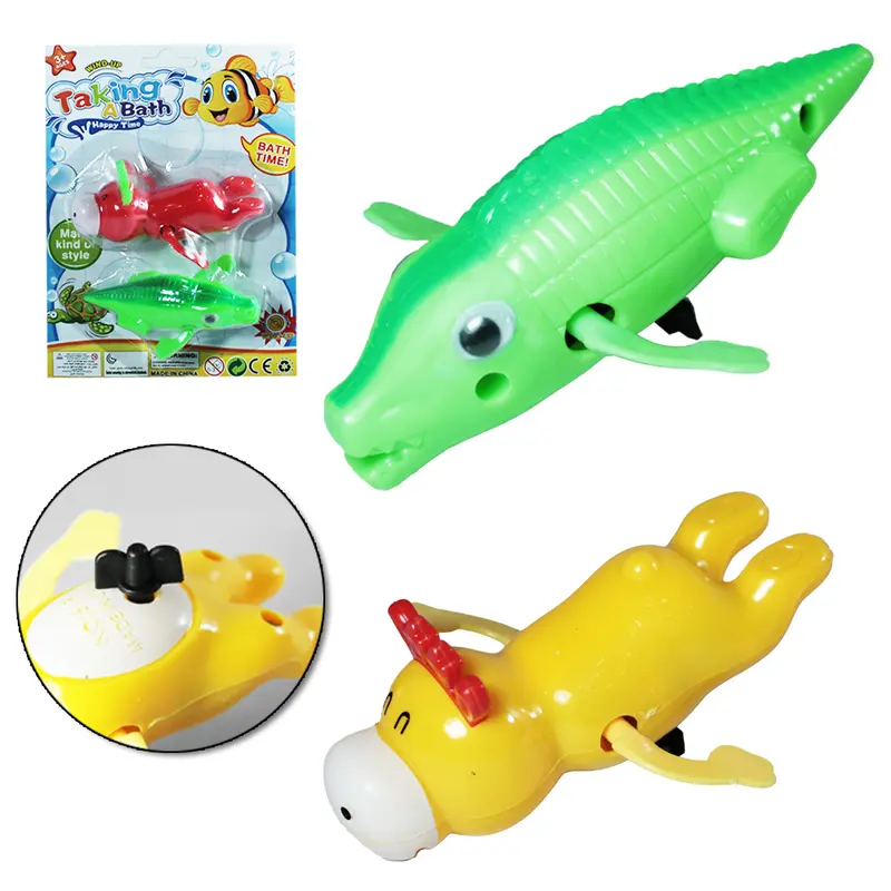 BRINQUEDO PARA BANHO BICHINHOS A CORDA TAKING A BATH COM 2 PECAS