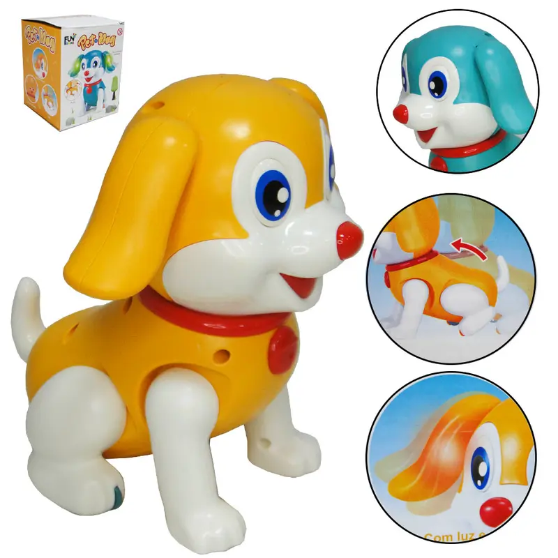 CACHORRO PET DOG COM SOM COLORS A PILHA NA CAIXA