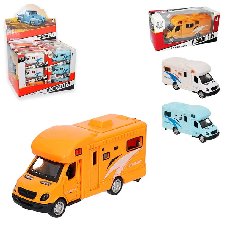 CARRO DE METAL A FRICCAO PULL BACK MODERN CITY DP PLAY