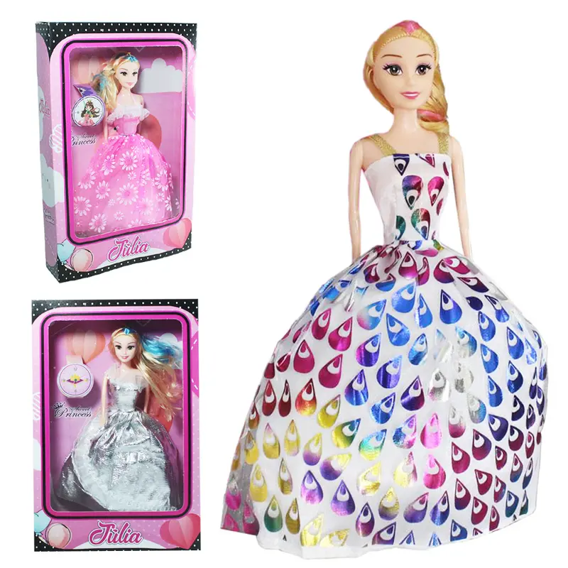 BONECA JULIA UM MUNDO DE BRINCADEIRA COM VESTIDO
