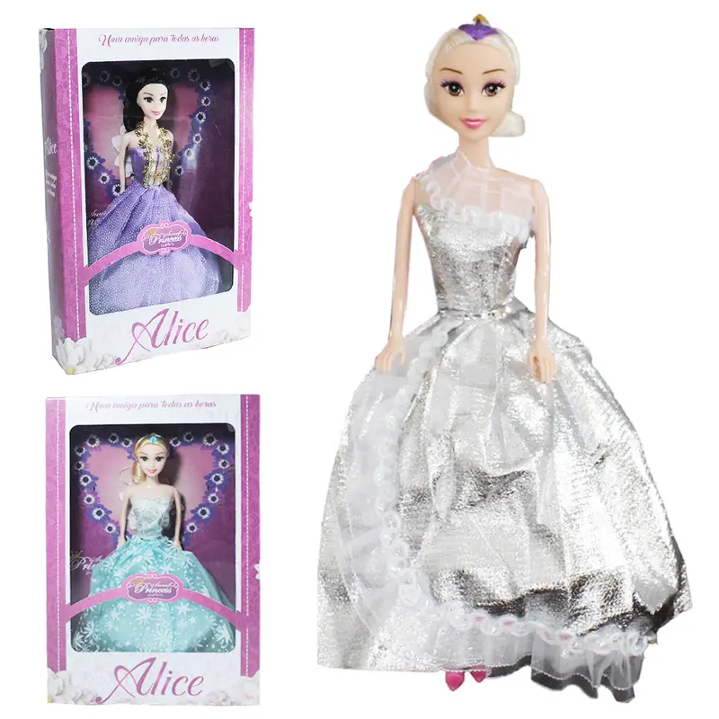 BONECA ALICE UMA AMIGA PARA TODAS AS HORAS COM VESTIDO