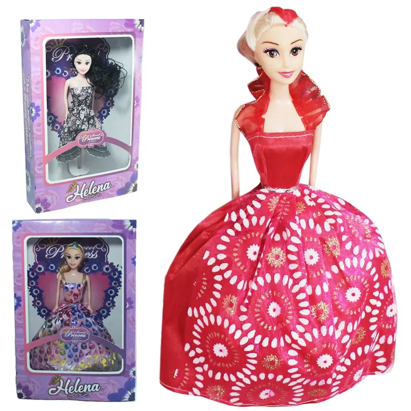 BONECA HELENA VIVA UMA MAGICA AVENTURA COM VESTIDO