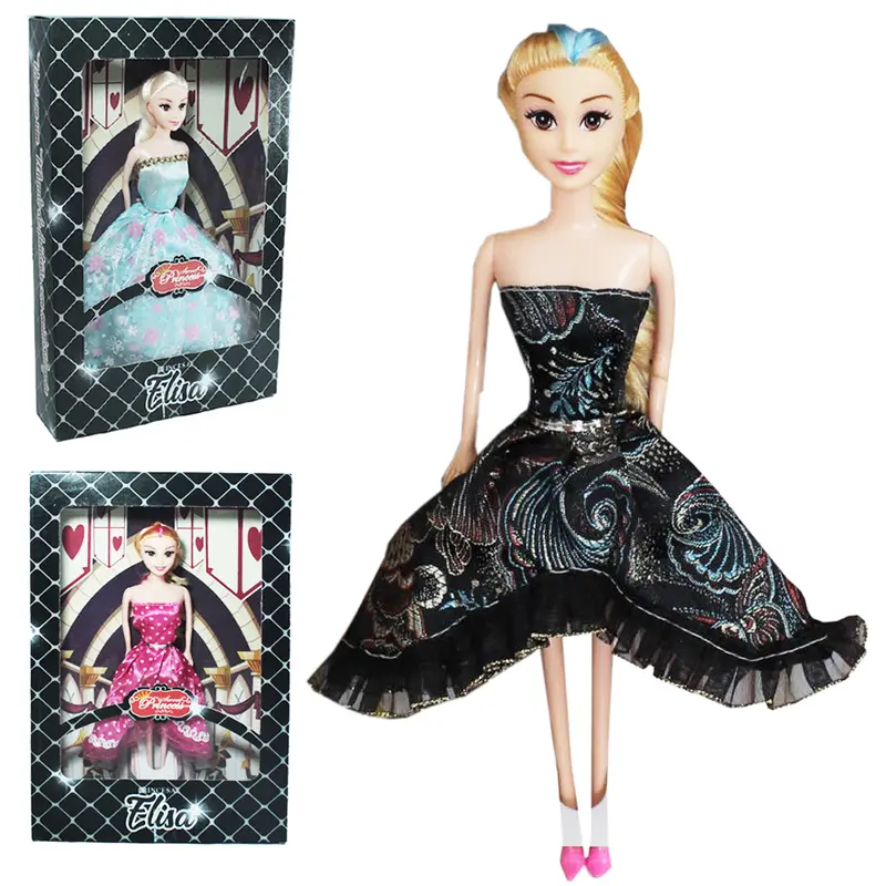BONECA PRINCESA ELISA VOCE EM UM MUNDO DE FANTASIA COM VESTIDO