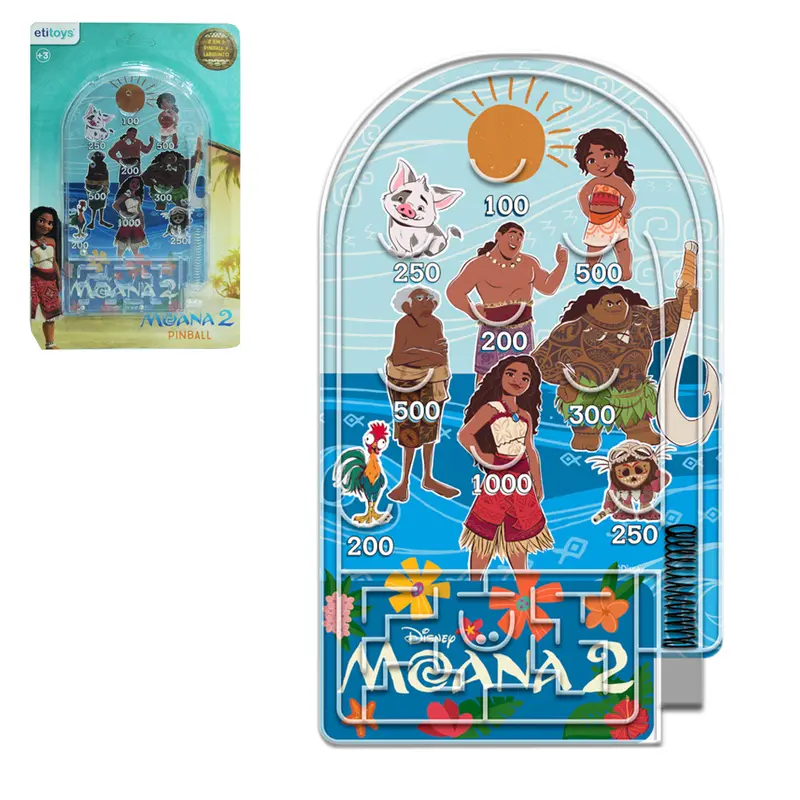 MOANA 2 PINBALL LABIRINTO 2 EM 1 16X9CM