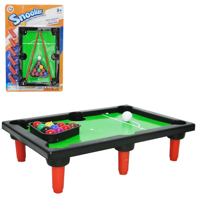 MESA DE SINUCA / BILHAR SNOOKER COM ACESSORIOS 20 PECAS 21,5X15CM