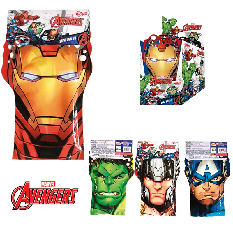 VINGADORES / AVENGERS LANCA BOLHA DE SABAO LUVA DP PLAY