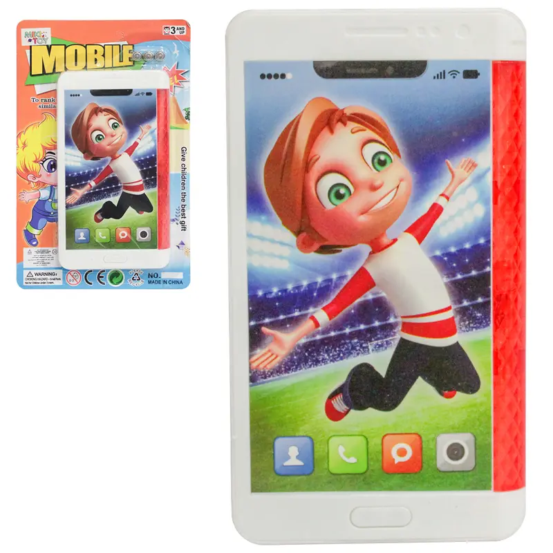 CELULAR MUSICAL INFANTIL MOBILE A BATERIA 14X7,5CM