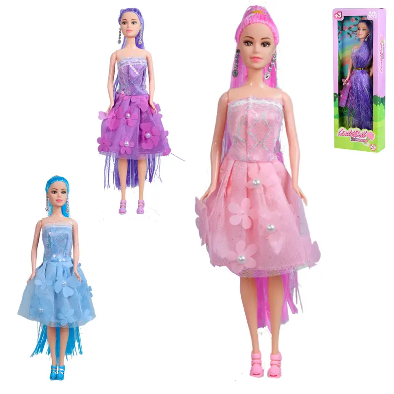 BONECA LINDA BELL PRIMAVERA COM VESTIDO