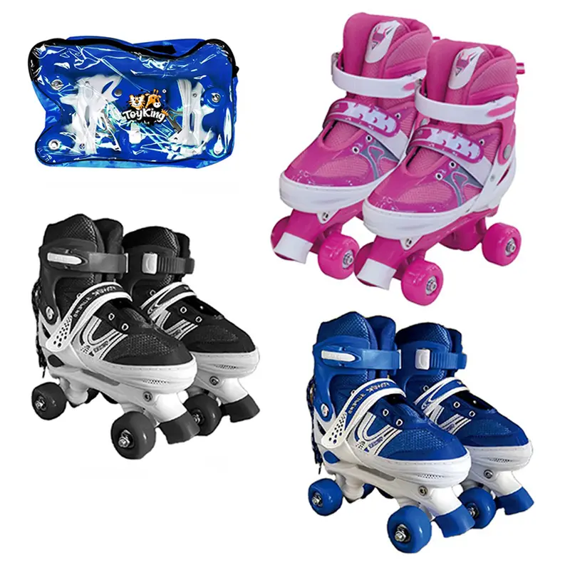 PATINS UNISSEX AJUSTAVEL COM FREIO TAMAMHO 28-32 NA BOLSA