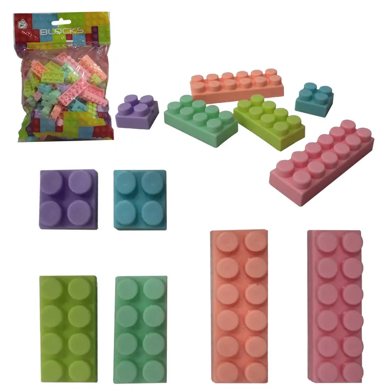 BLOCOS DE MONTAR BLOCKS COM 100 PECAS