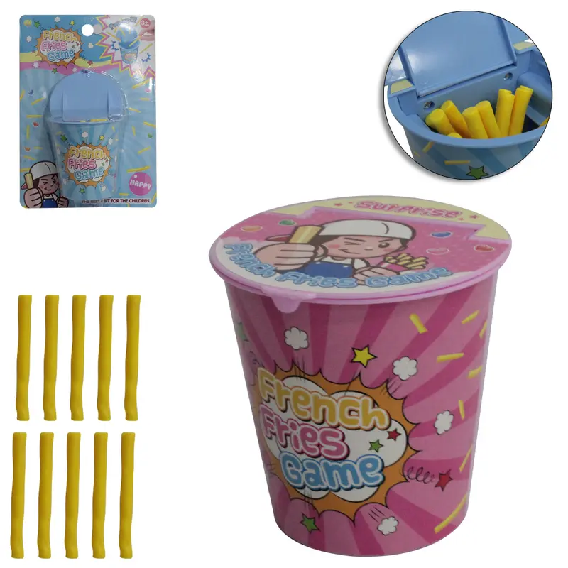 JOGO SALTA / PULA BATATAS FRITAS FRENCH FRIES GAME COM 12 PECAS