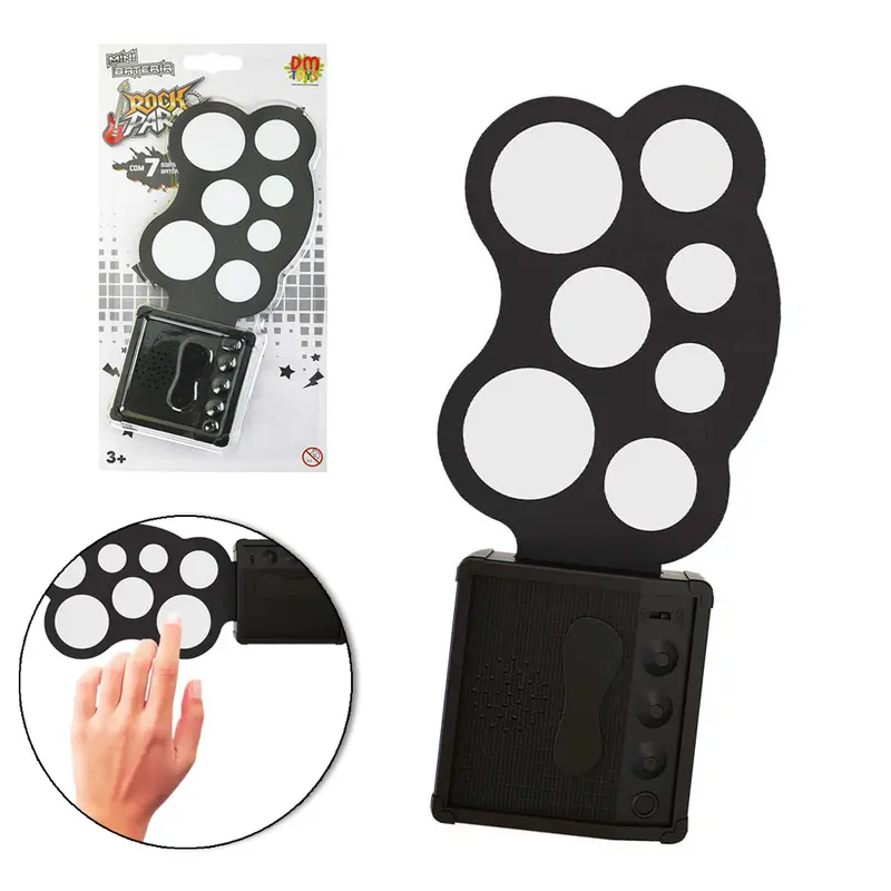 MINI BATERIA MUSICAL INFANTIL ROCK PARK A PILHA