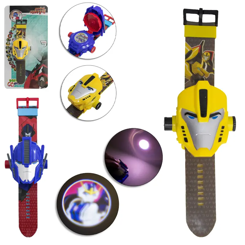 RELOGIO DE PULSO COM PROJETOR IMAGEM 24 FIGURAS A BATERIA TOP KIDS