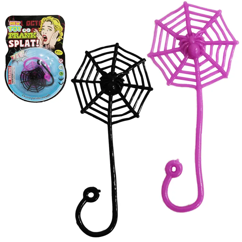 ARANHA GRUDA GRUDA NEW TOY PRANX SPLAT! COM 2 PECAS