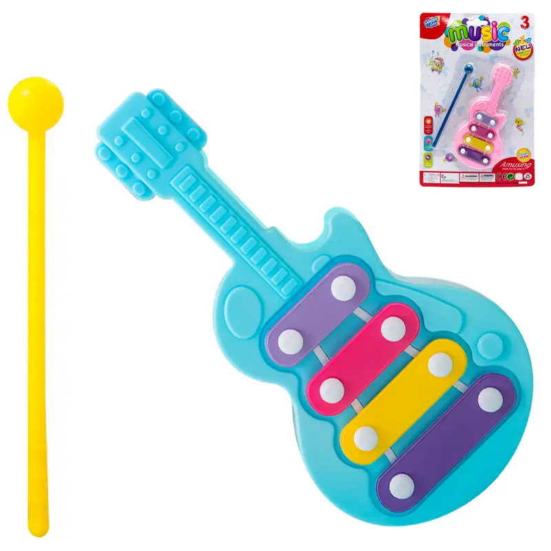 XILOFONE MUSICAL INFANTIL GUITARRA 15X7CM