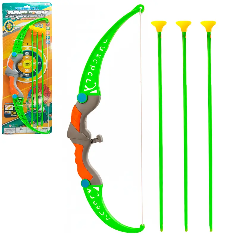 ARCO E FLECHA COM 3 VENTOSAS